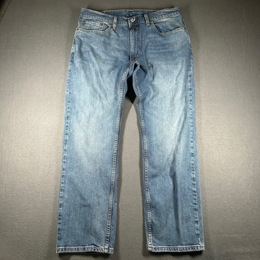 Levis 559 Relaxed Straight Fit Jeans Mens 36x30 Medium Wash Denim Jeans Baggy